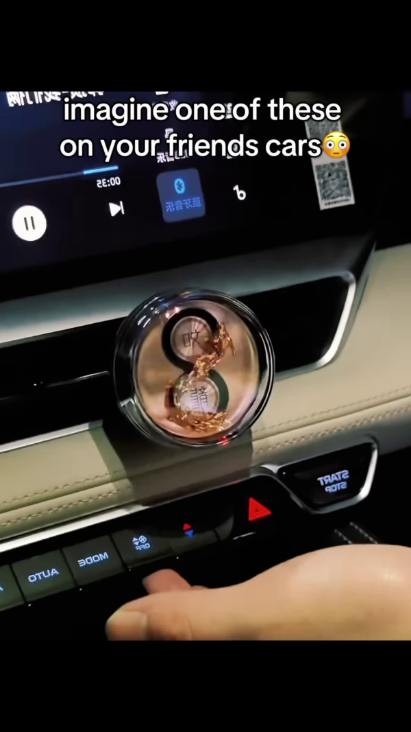 Infinity Kinetic Car Air Vent Spinner – Dual Rotor Motion Decor - Image 2
