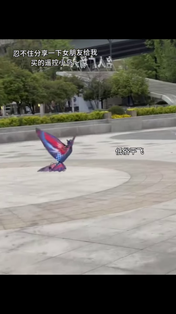 🕊️ Remote-Controlled Flapping Bird Toy – Realistic Flight Action with LED Light - Image 2