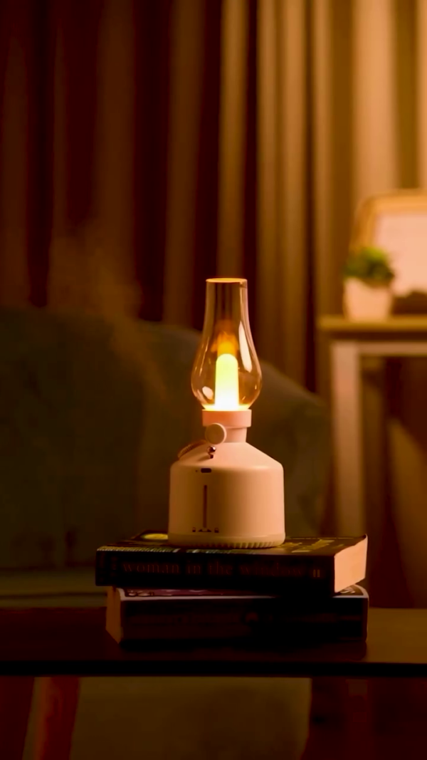 Vintage Flame Aroma Diffuser & Humidifier Lamp - Image 4