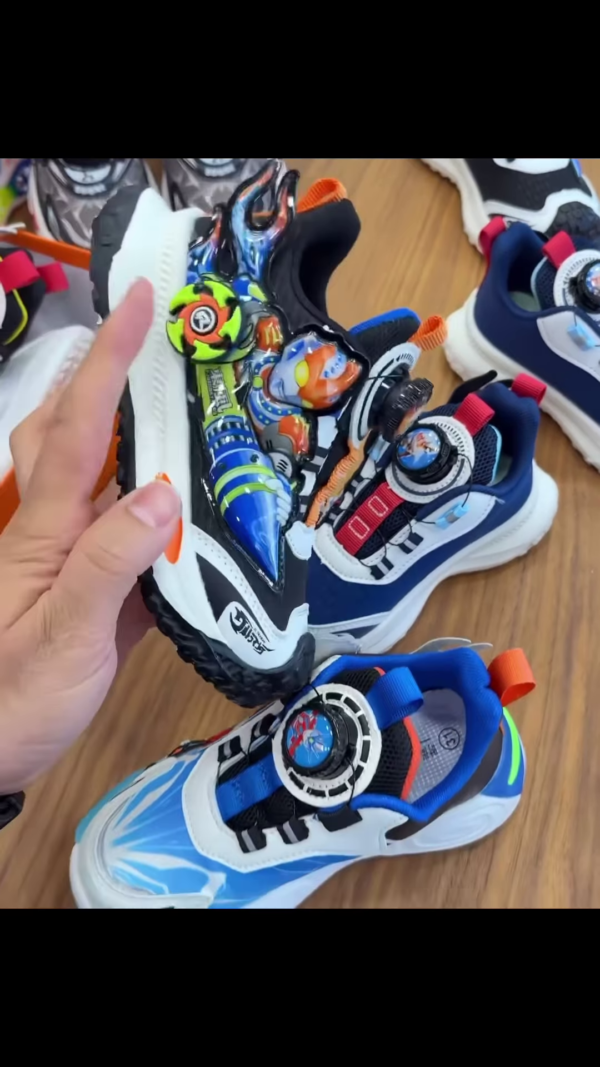 Kids' Superhero Rocket Launcher LED Sneakers - Image 2