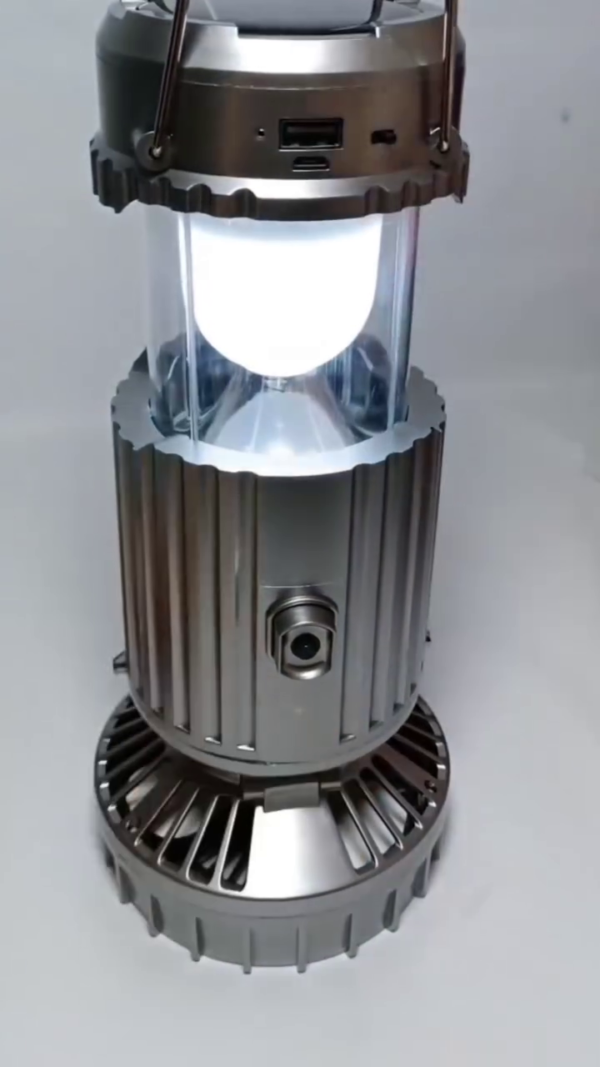 Multifunctional Jet Turbine Style Portable Fan with Compass & USB Charging