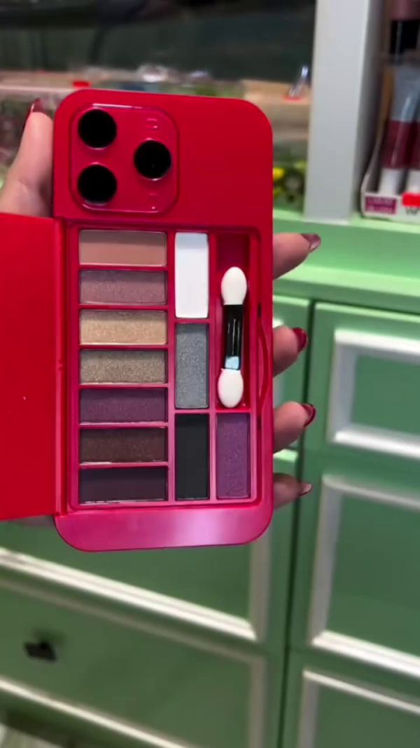 Phone-Shaped Eyeshadow Palette – Trendy Makeup Kit for Girls & Women