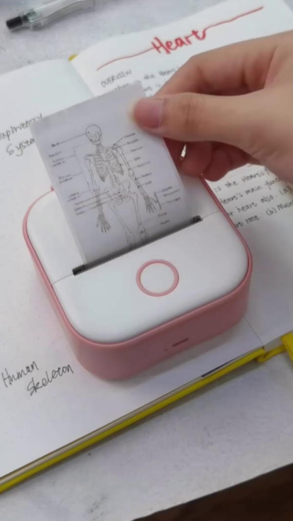 Mini Bluetooth Thermal Printer – Pocket Study Buddy Edition