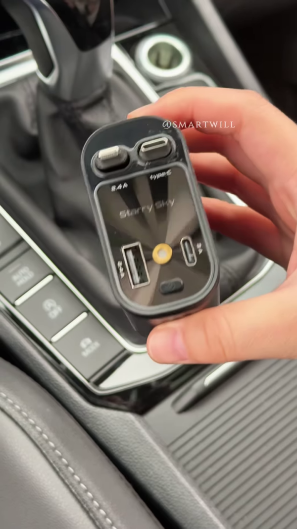 Multi-Port Smart Car Charger with Digital Display (Fast Charging Edition) - Image 3