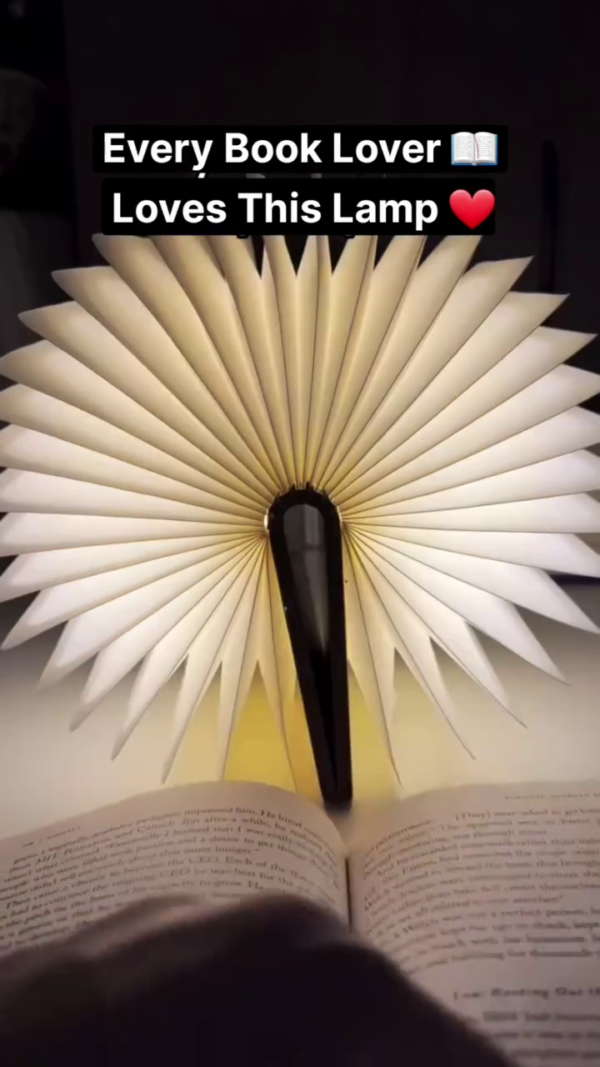 Folding Book Lamp ? Rechargeable LED Origami Light for Readers and Creatives - Image 2
